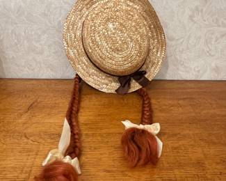 Anne of Green Gables Straw Hat Costume Accessory