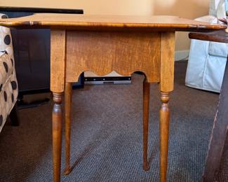 A wonderful example of an earlier piece of tiger maple furniture.