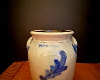 Penn Yan decorated stoneware