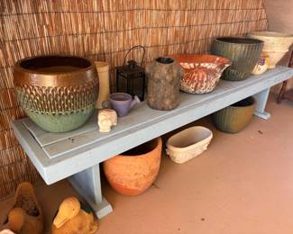 garden pots in all shapes and sizes