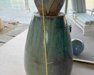 Bottom pot measures 3.5 feet tall!