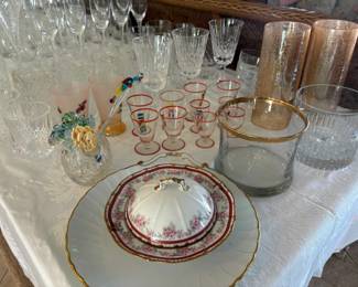 Those red-rimmed MCM nautical shot glasses are so salty!!