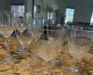 Our homeowner had a thing for glass and crystal -- every shape and size, all high quality.