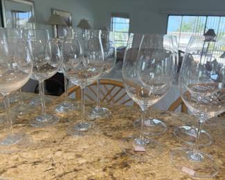 Our homeowner had a thing for glass and crystal -- every shape and size, all high quality.