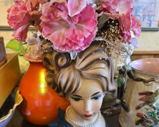 Large head vase