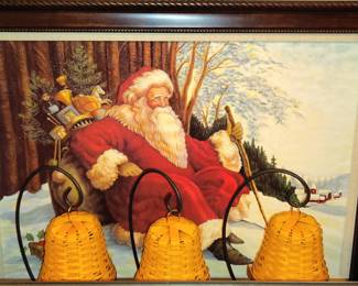 Longaberger Noel Bell Baskets, year 2000