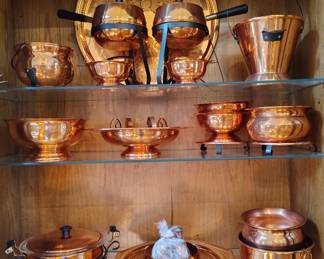 Copper Craft Guild &Princess House Copper Serveware Collection