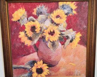 Edward Noot, Sunflower Painting