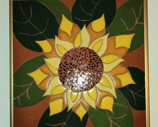 Tile Sunflower Art