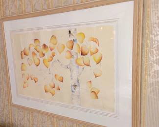"Autumn" Signed Print, Birch Tree 2/50