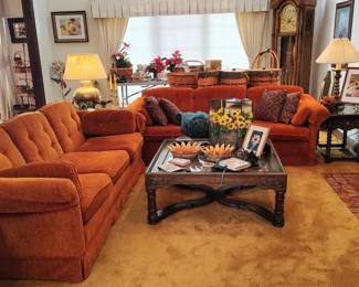 Vintage Custom Bernet Furniture Sofas, 1973
