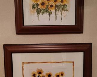 Peggy Furlin Water Color x2. "Outside the Lines"