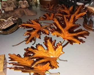 Metal Leaf Decor