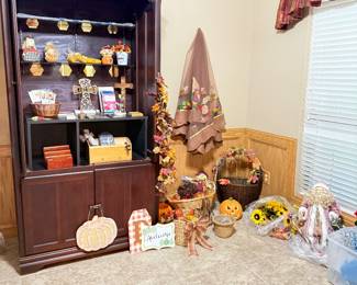 Hutch with seasonal Decor
