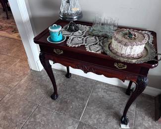 Imported Antique Bear Claw legged Table