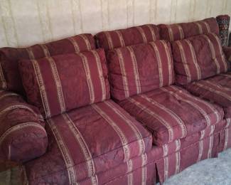 3 CUSHION UPOLSTERED COUCH
