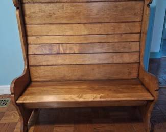 ANTIQUE SETTLE BENCH