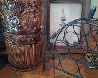 MAJOLICA UMBRELLA STAND