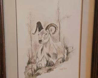 Original artwork by local artist and family member, Leigh Ann Agee (Hodgson)