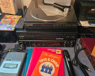 Optimus Turntable & Pioneer Laser Disc Player
