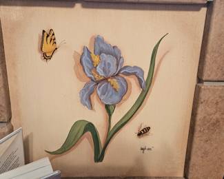 Original artwork by local artist and family member, Leigh Ann Agee (Hodgson)