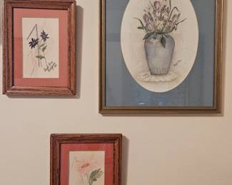 Original artwork by local artist and family member, Leigh Ann Agee (Hodgson)