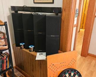 Optimus Speakers and Yamaha Soundbar