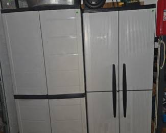 Cabinets, Metal Basin, Fertilizer Spreader