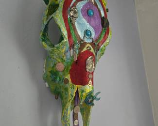 Skull, hand painted Wall Art