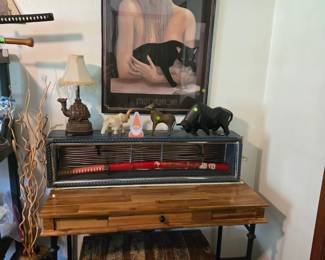 Desk, Chest, Samurai Case & Sword, Art & Misc