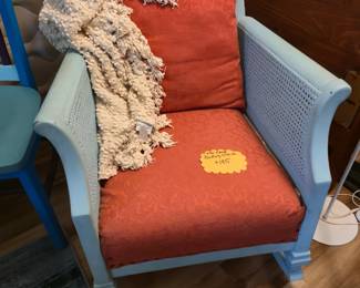 VTG Cane Rocking Chair