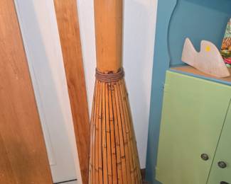 Large Rattan Vase