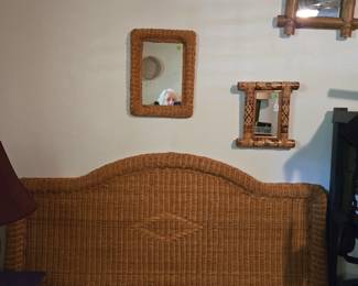 Wicker Queen Headboard