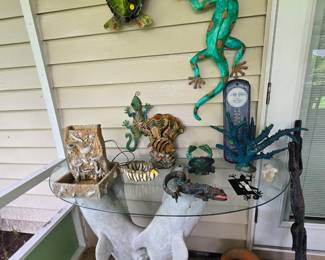 Dolphin Table with Misc