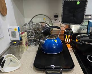 Teapot, Griddle, Misc