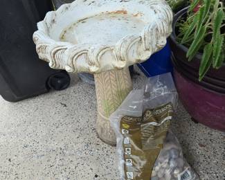 Concrete Bird Bath