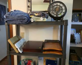 Office Misc, Throws, Mirror, Clock