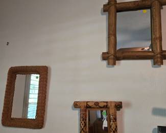 Rattan/Wicker Mirrors