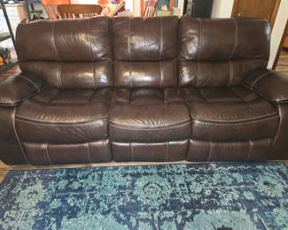 Recliner on Both Ends (Couch) Small Repair on one Cushion