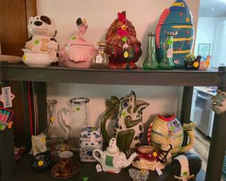 Cookie Jars, Pitchers, Misc