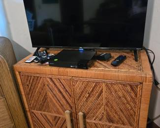 Wicker Cabinet, TV
