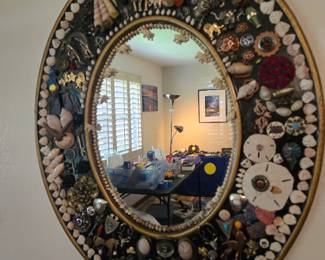 Handmade Mirror with lots of unique pieces
