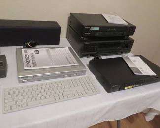 Sony VCR, Sony DVD player, Technics receiver
