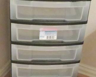 Rolling storage cart