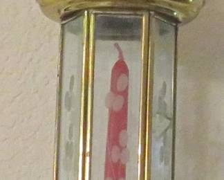 Brass hanging candle holders