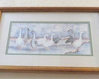 Country geese print