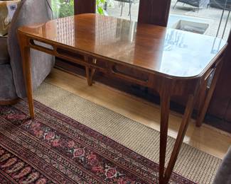 $3900. Rare Carl-Axel Acking side table by Bodafor. 37"w x 25"d x 22"h.
