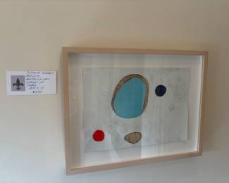 $350 Sylvia Kaden abstract art 15.5” w X 12” h.