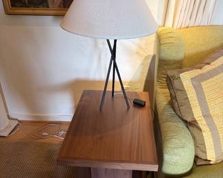$2200. Pair of Room and board "Graham" walnut tables 18 inches wide by 26 inches deep by 24 1/2 inches high. Originally $2598 plus tax and shipping.