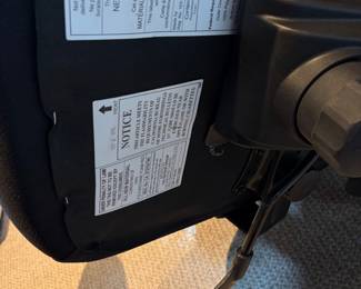 label on desk chair